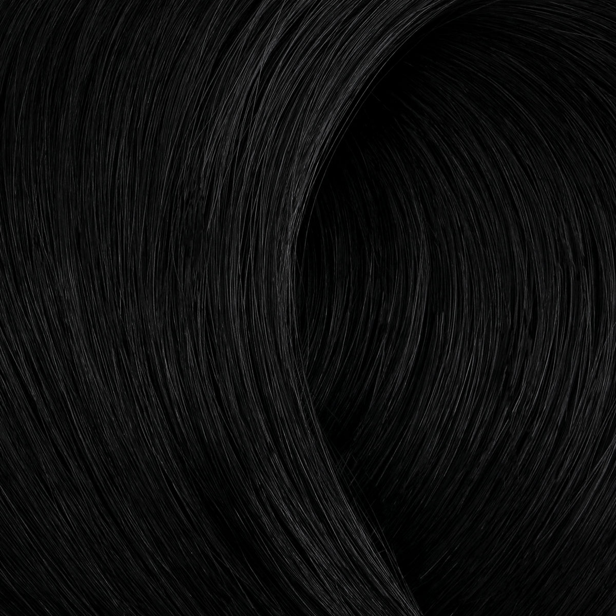 Natural wave Nail hair - #1 Svart