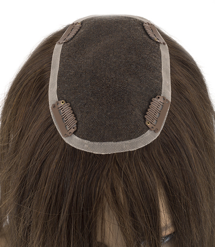 Hair Topper - #6 Medium Brown