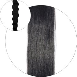 #1 Sort, 50 cm, Natural wave Ponytail