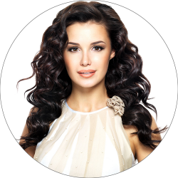Long Lasting, #1B Sortbrun, 60cm, 125g, Clip-on Extensions