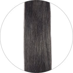 #1B Sortbrun, 70cm, 50g , Tape Extensions, Single drawn