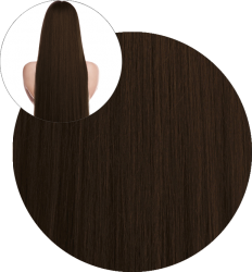 #2 Mørkebrun, 40 cm, Loop Hair