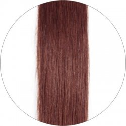#33 Rødbrun, 40cm, 100g, Clip-on Extensions