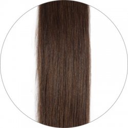 #4 Sjokoladebrun, 50cm, 50g, Seamless Premium Tape Extensions, Single drawn