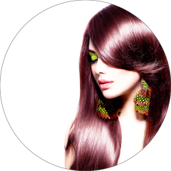 #530 Mørk vinrød, 70cm, 50g , Tape Extensions, Single drawn