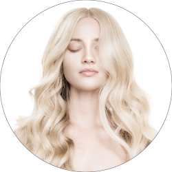 #6001 Ekstra lysblond, 40cm, 40g, Hårtrense