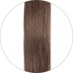 #6 Mediumbrun, 60cm, 120g, Clip-on Extensions