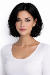 #1 Svart, 30cm, 50g , Tape Extensions, Single drawn