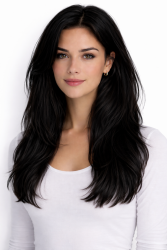 #1 Sort, 50cm, 50g , Tape Extensions, Double drawn