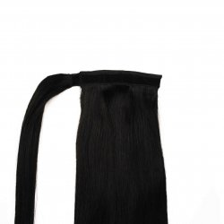 #1 Sort, 60cm, 100g, Ponytail