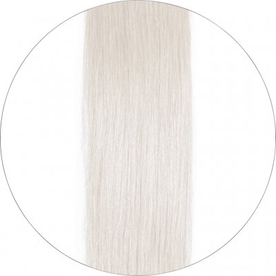 #1001 Platina, 70cm, 70g, Tape Extensions, Single drawn