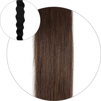 #4 Sjokoladebrun, 50 cm, Natural wave Ponytail
