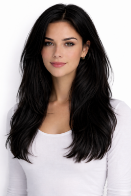 #1 Sort, 50cm, 50g , Tape Extensions, Double drawn